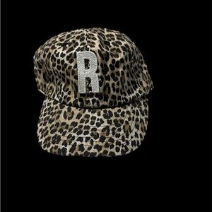 Rey to z Leopard Print Kids Cap with white Letter
